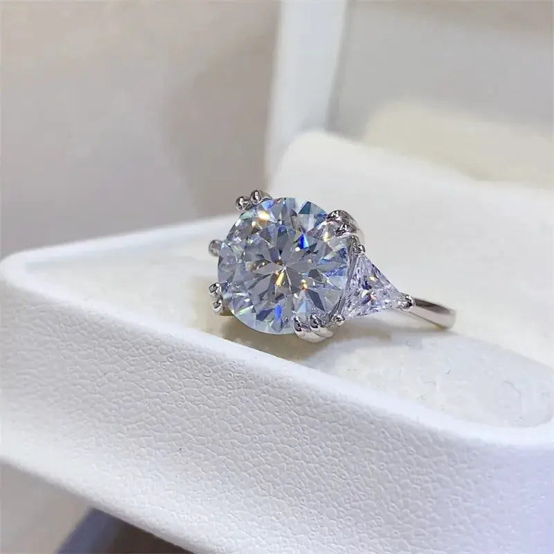 5 Carat Moissanite 925 Sterling Silver Ring by Trendsi