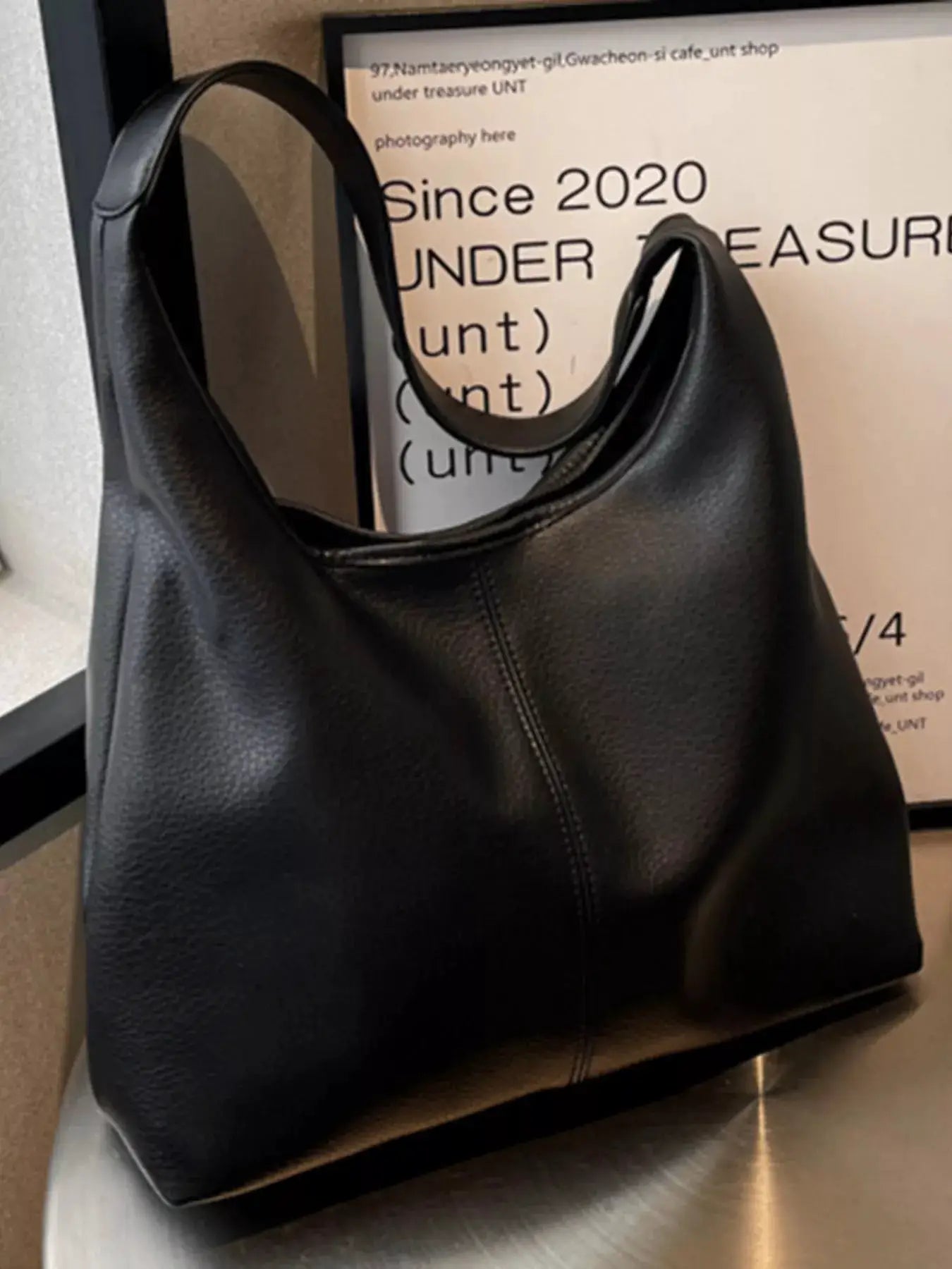PU Leather Shoulder Bag by Trendsi