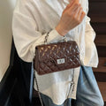 Quilted Flap Crossbody Bag by Trendsi