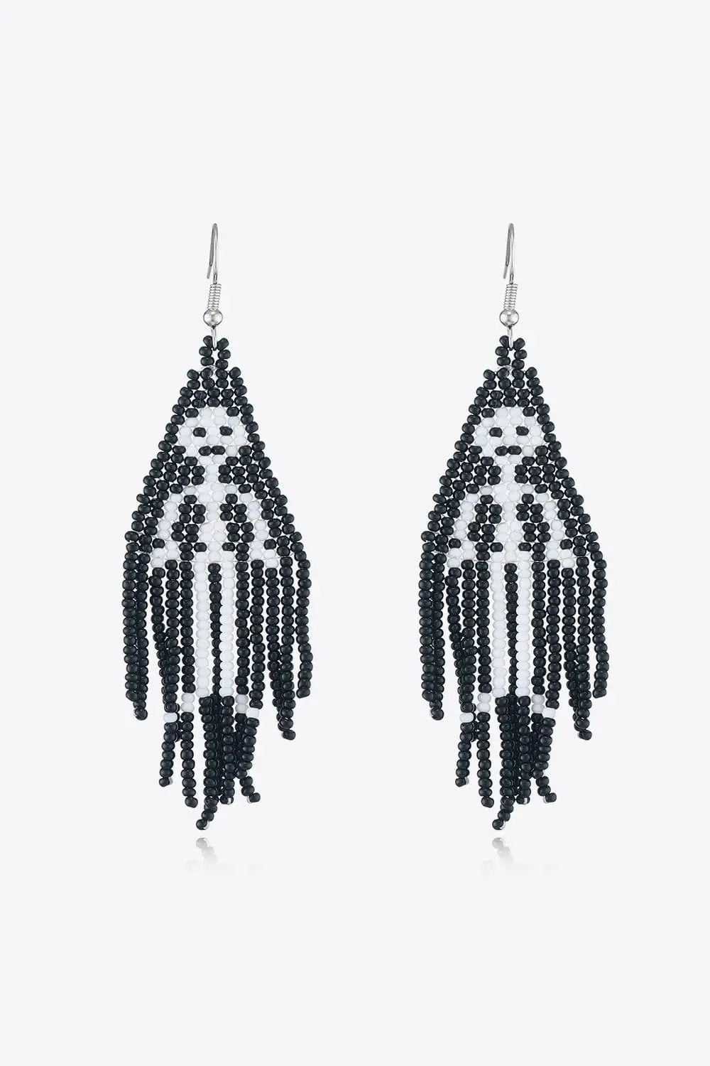 Beaded Dangle Earrings by Trendsi