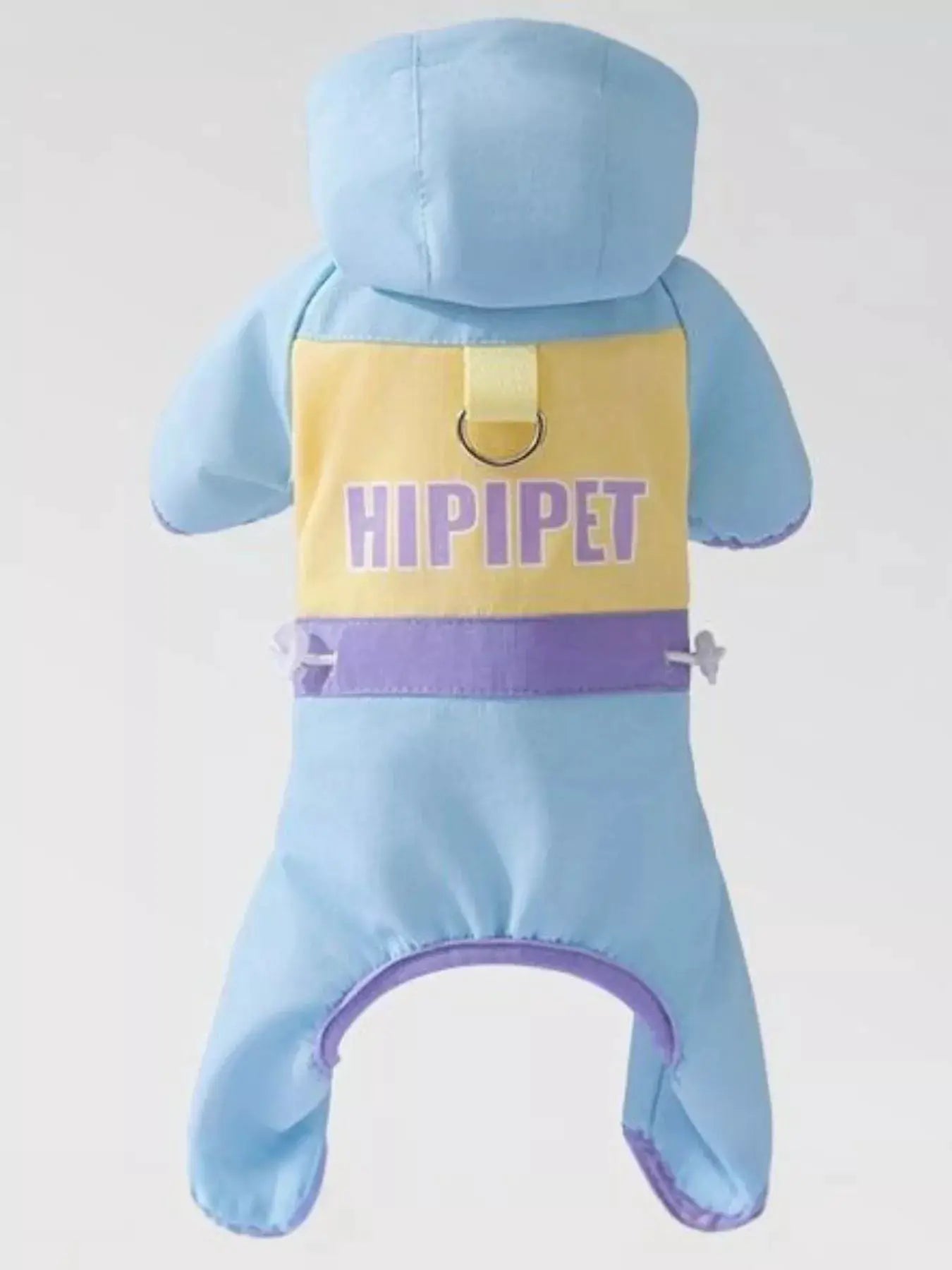 Color Block Warm Pet Jumpsuit by Trendsi