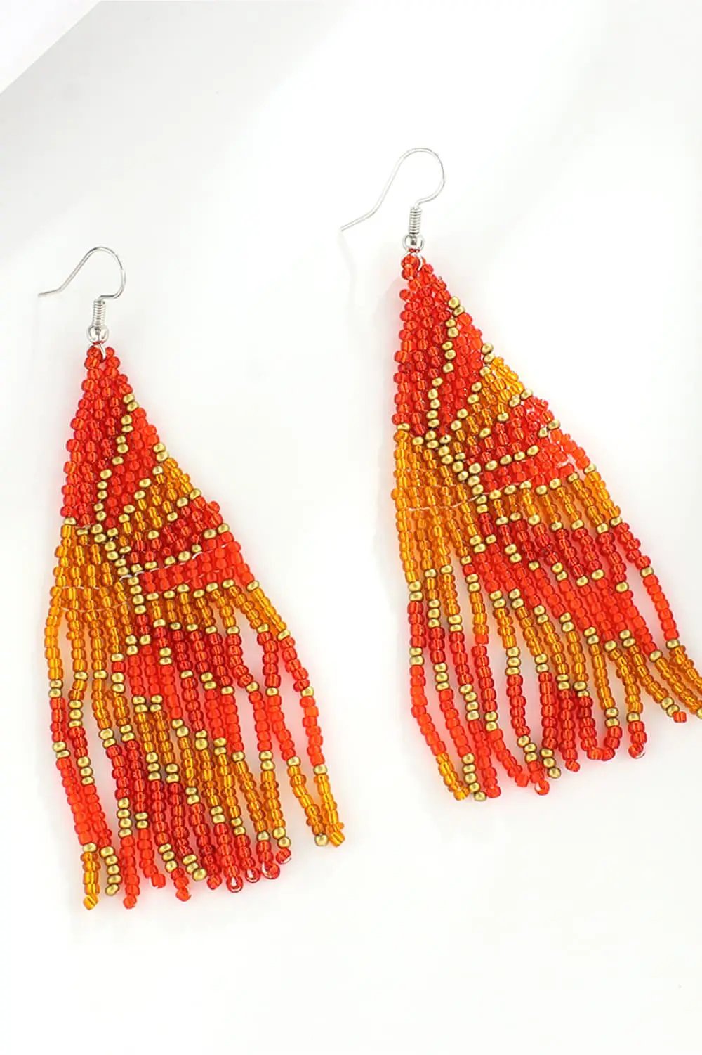 Beaded Dangle Earrings by Trendsi