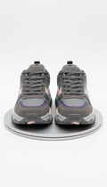 Graphite chunky sneakers