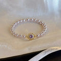 18K Gold-Plated Pearl Bracelet by Trendsi
