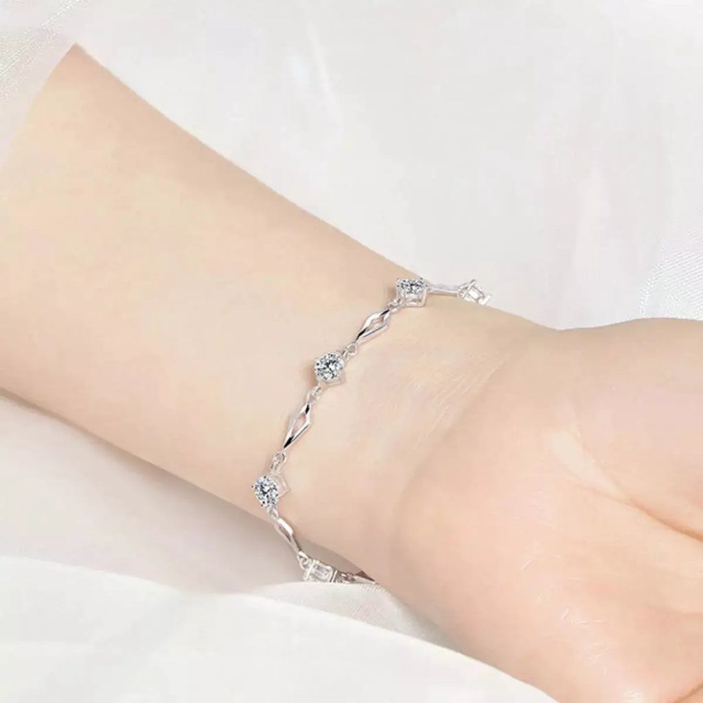 925 Sterling Silver Bracelet by Trendsi