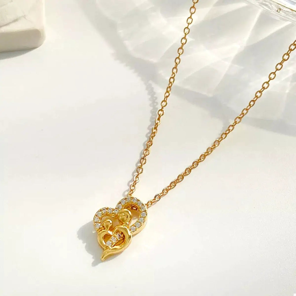 18K Gold-Plated Pendant Necklace by Trendsi