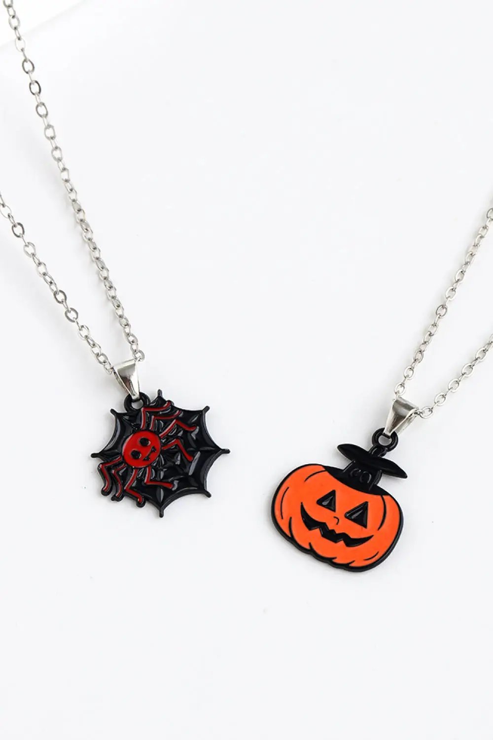 Two-Piece Halloween Theme Necklace Set by Trendsi