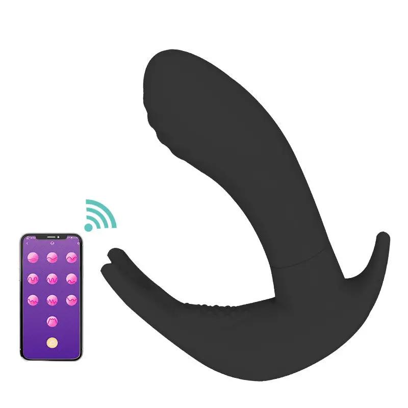 The APP Newly Equipped With Butterfly Sex Appeal Female Vibrating Massage Appliance Adult Couple's Warming Sex Appliance by eprolo