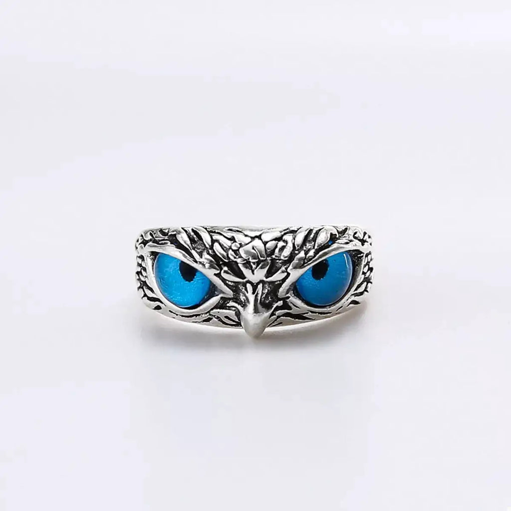 Alloy Owl Eyes Ring by Trendsi