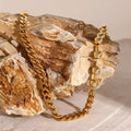 18K Gold-Plated Toggle Clasp Necklace by Trendsi