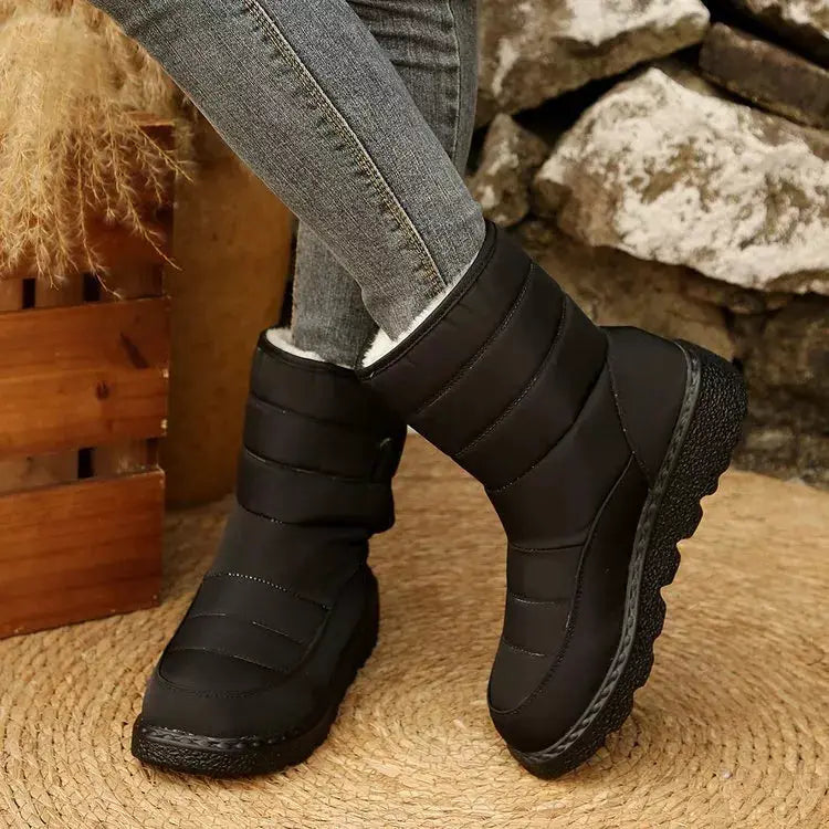 Warm Padded Waterproof Snow Boots by Trendsi