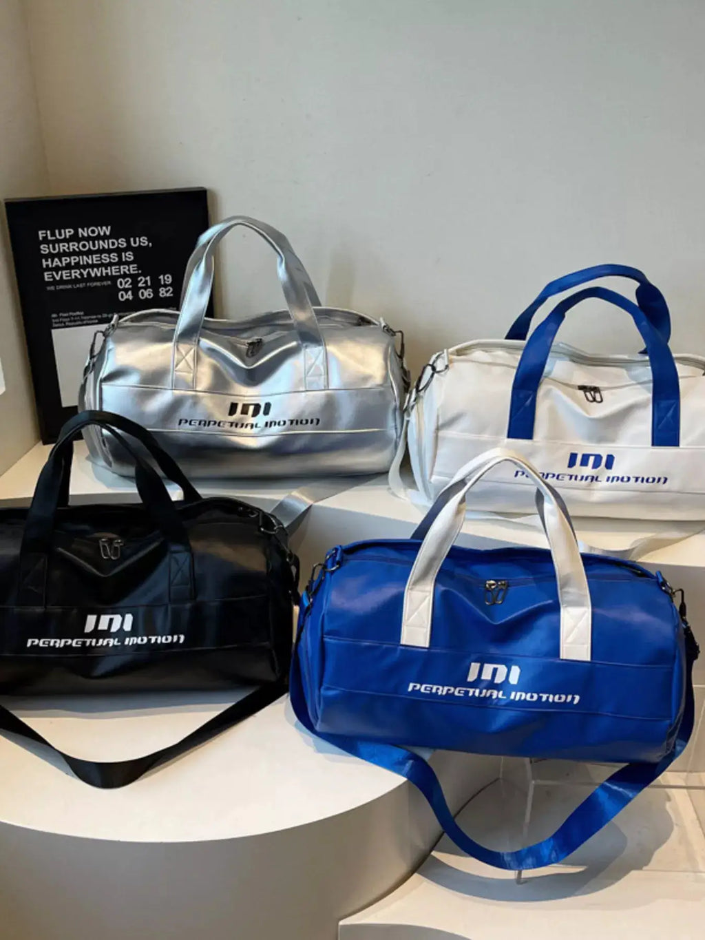 Lightweight Travel Duffel Bag with Shoulder Strap by Trendsi
