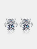1 Carat Moissanite 925 Sterling Silver Stud Earrings by Trendsi