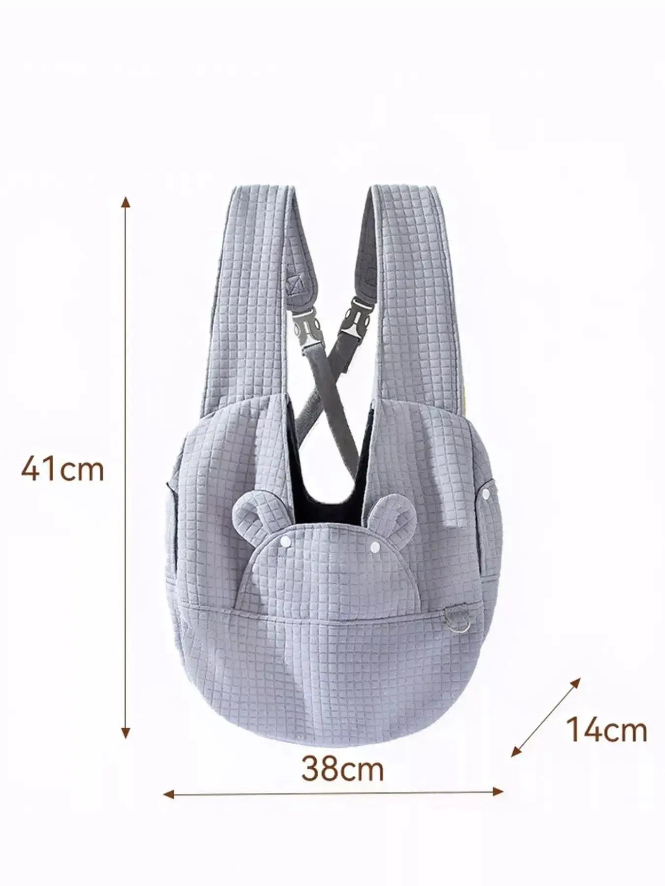 Comfortable Quilted Pet Carrier Sling Bag by Trendsi