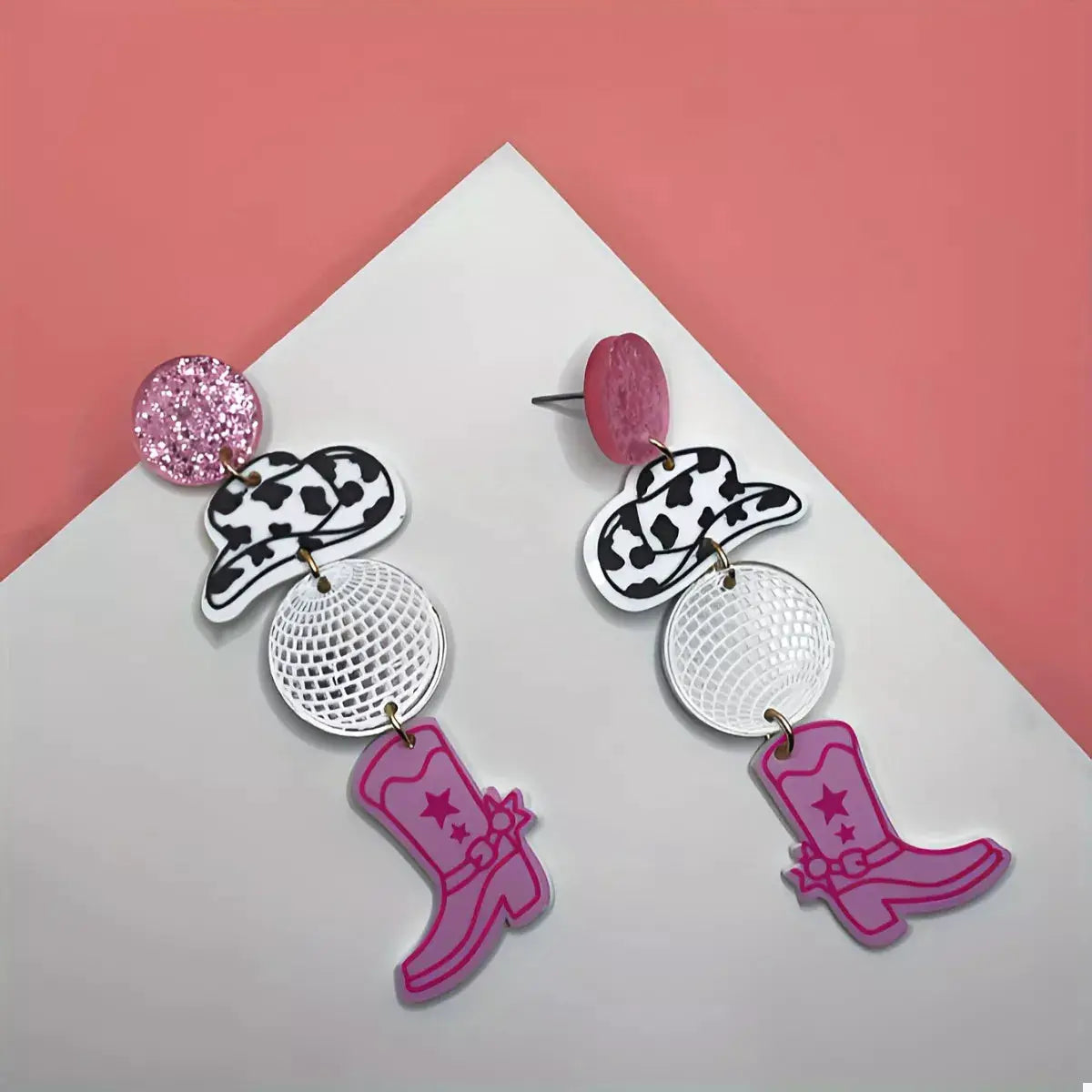Cowgirl Boots Dangle Earrings by Trendsi