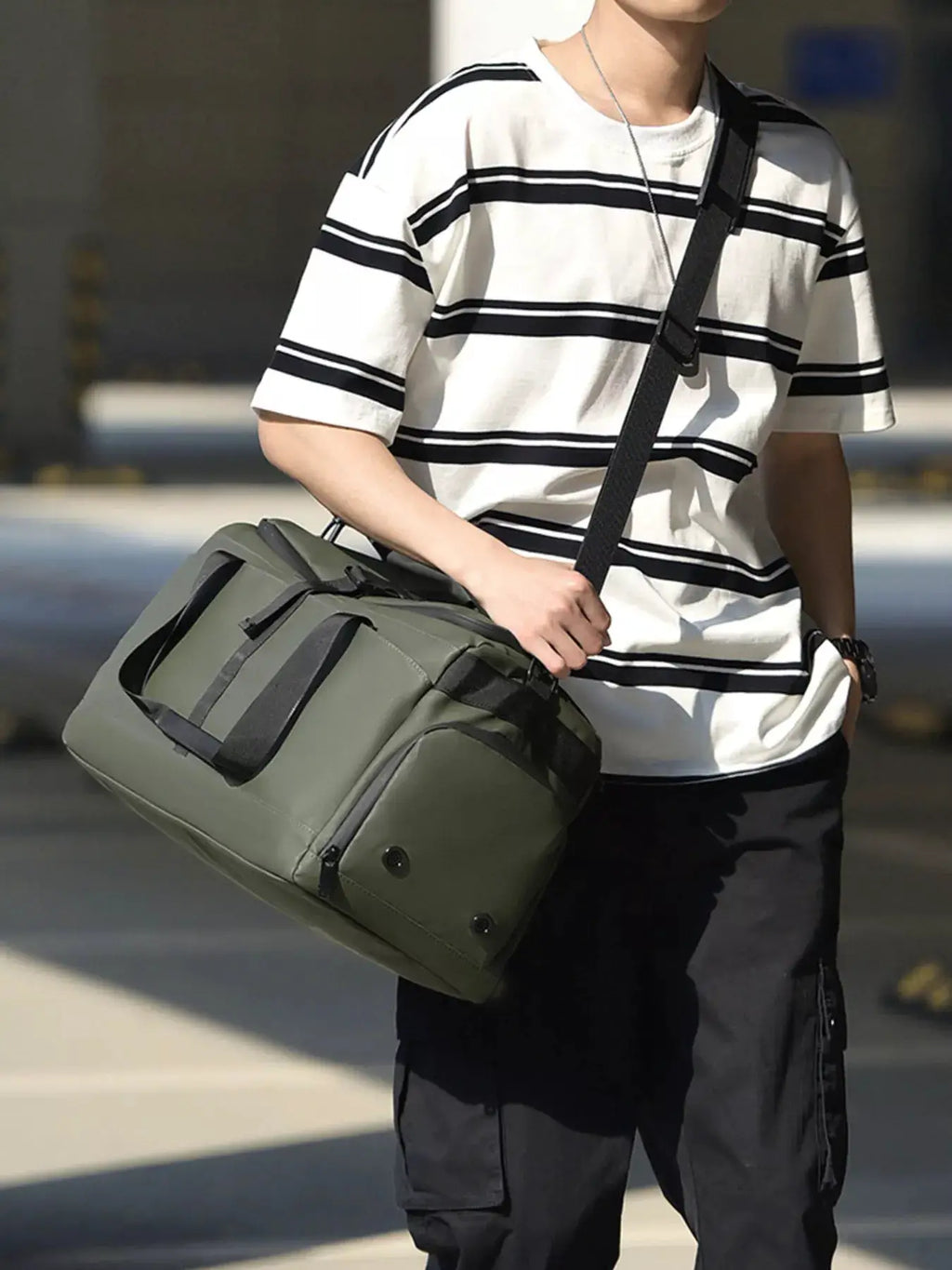Oxford Cloth Travel Bag by Trendsi