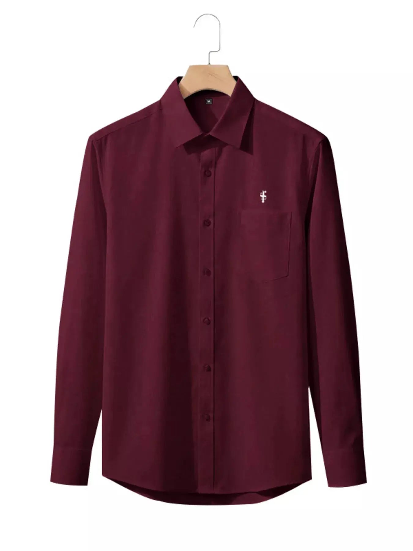Men's Full Size Slim Fit Button Up Shirt Plus Size by Trendsi