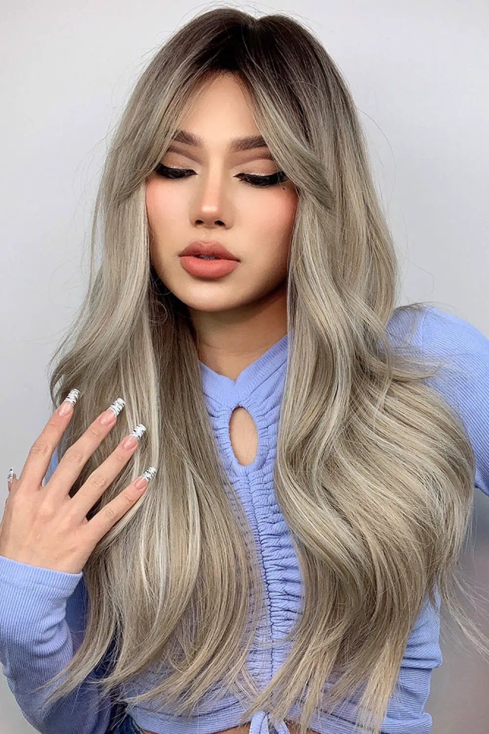 Full Machine Long Wave Wigs 26'' by Trendsi