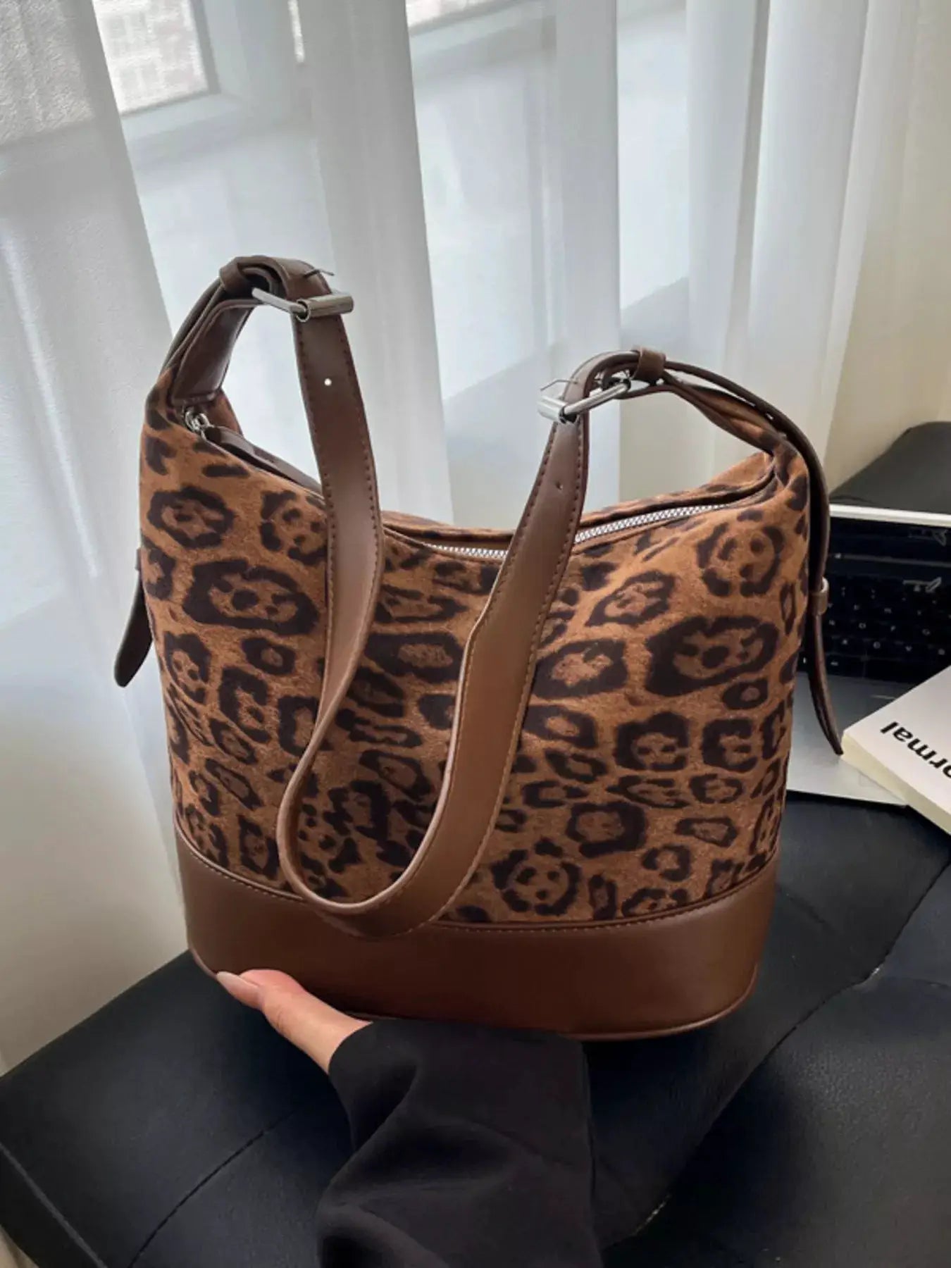 Adjustable Strap Tote Bag by Trendsi