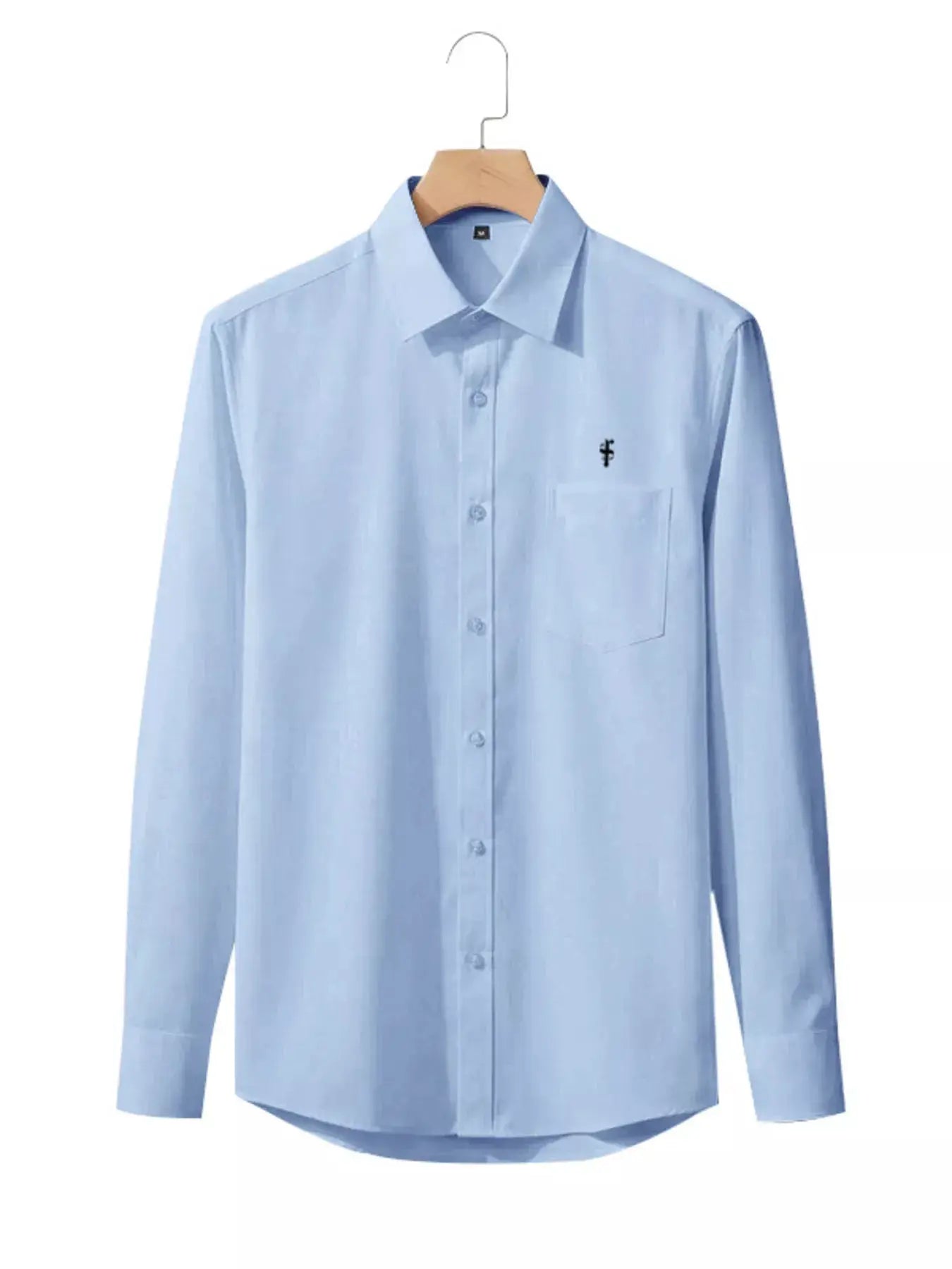 Men's Full Size Slim Fit Button Up Shirt Plus Size by Trendsi