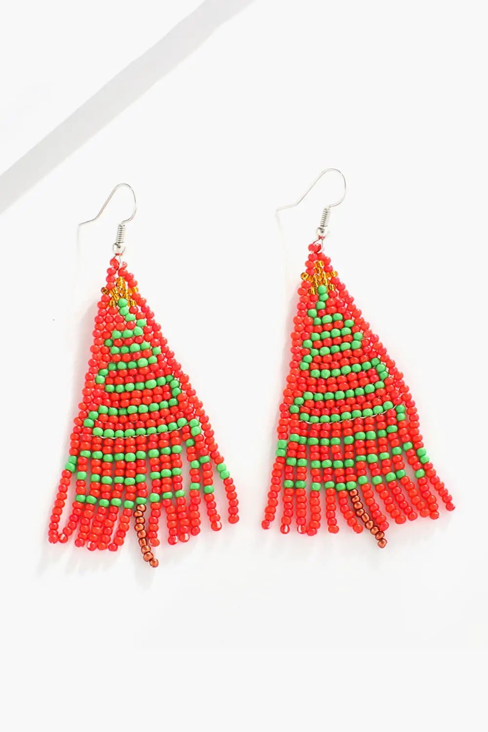 Christmas Beaded Earrings by Trendsi
