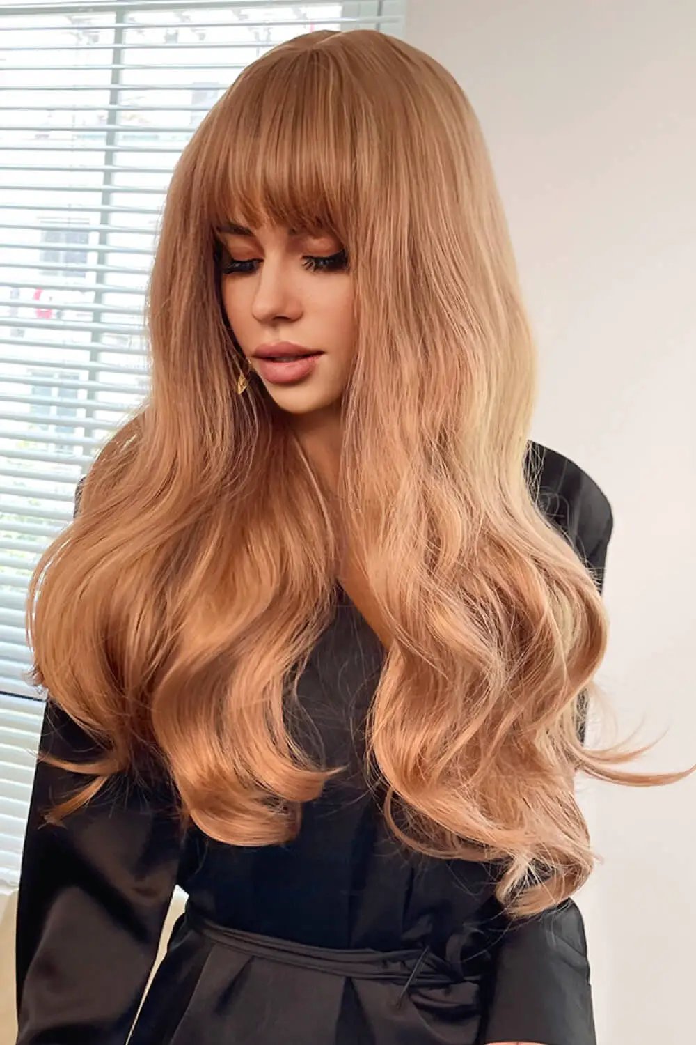 Natural Wave Full Machine Synthetic Wigs 26" by Trendsi