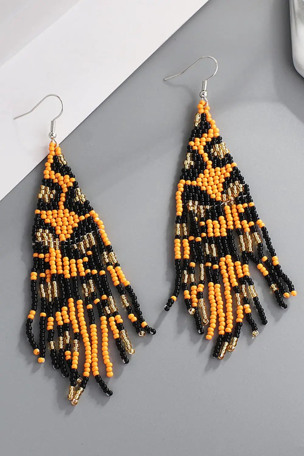 Beaded Dangle Earrings by Trendsi