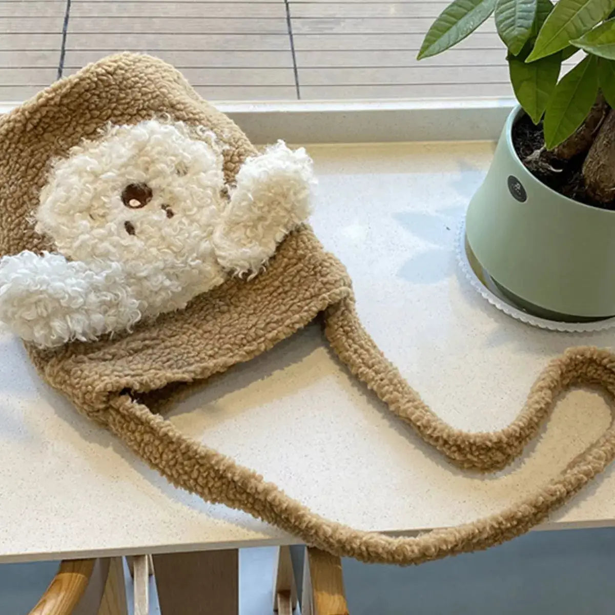 Cute Dog Plush Crossbody Bag by Trendsi