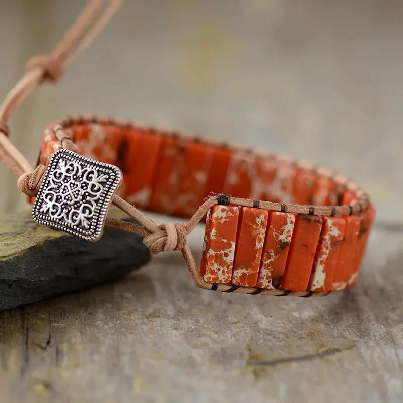Natural Stone Bracelet by Trendsi