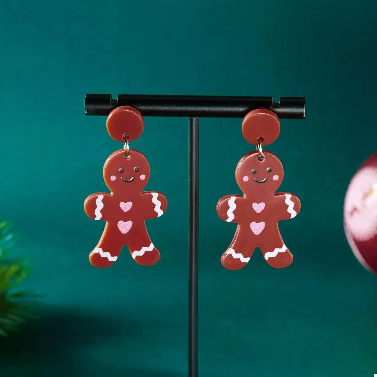 Christmas Acrylic Dangle Earrings by Trendsi