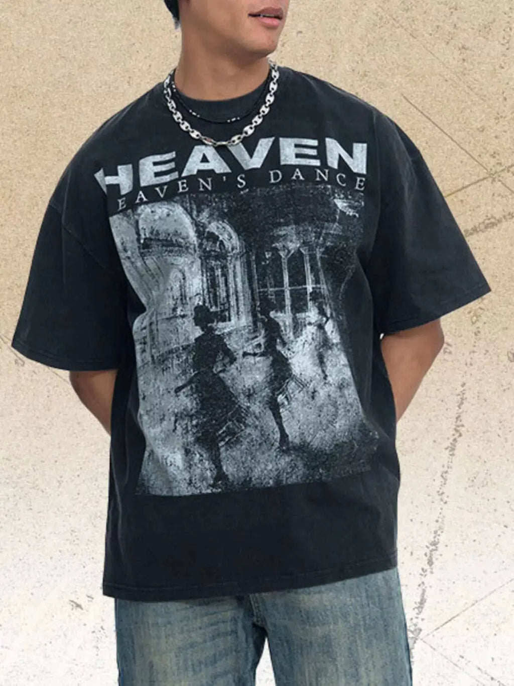 Men's Graphic Round Neck Short Sleeve T-Shirt by Trendsi