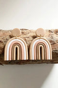 Rainbow Shape Dangle Earrings by Trendsi