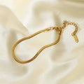 Stainless Steel Minimalist Chain Bracelet by Trendsi