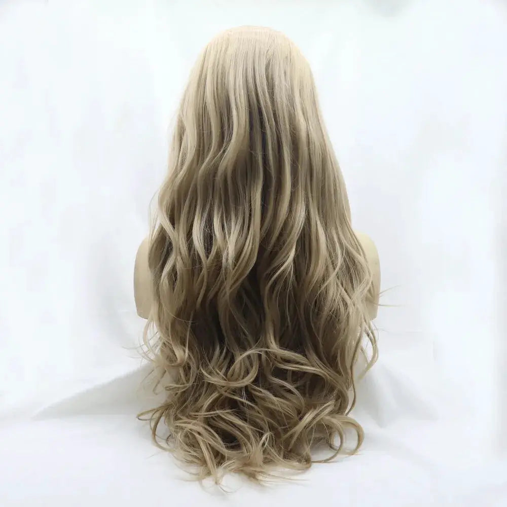 13*3" Lace Front Wigs Synthetic Long Wavy 24" 130% Density by Trendsi