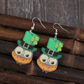 Owl Acrylic Dangle Earrings by Trendsi