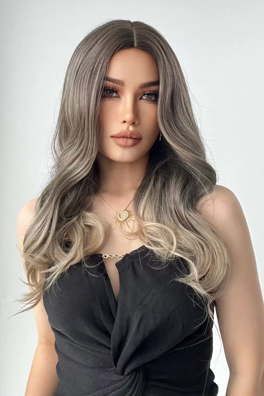 13*1" Full-Machine Wigs Synthetic Long Straight 24" by Trendsi
