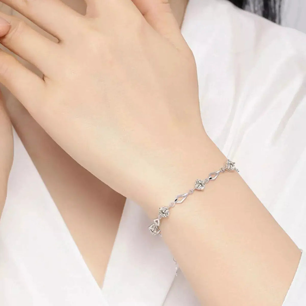 925 Sterling Silver Bracelet by Trendsi