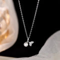 Pearl Mermaid Tail Pendant Necklace by Trendsi