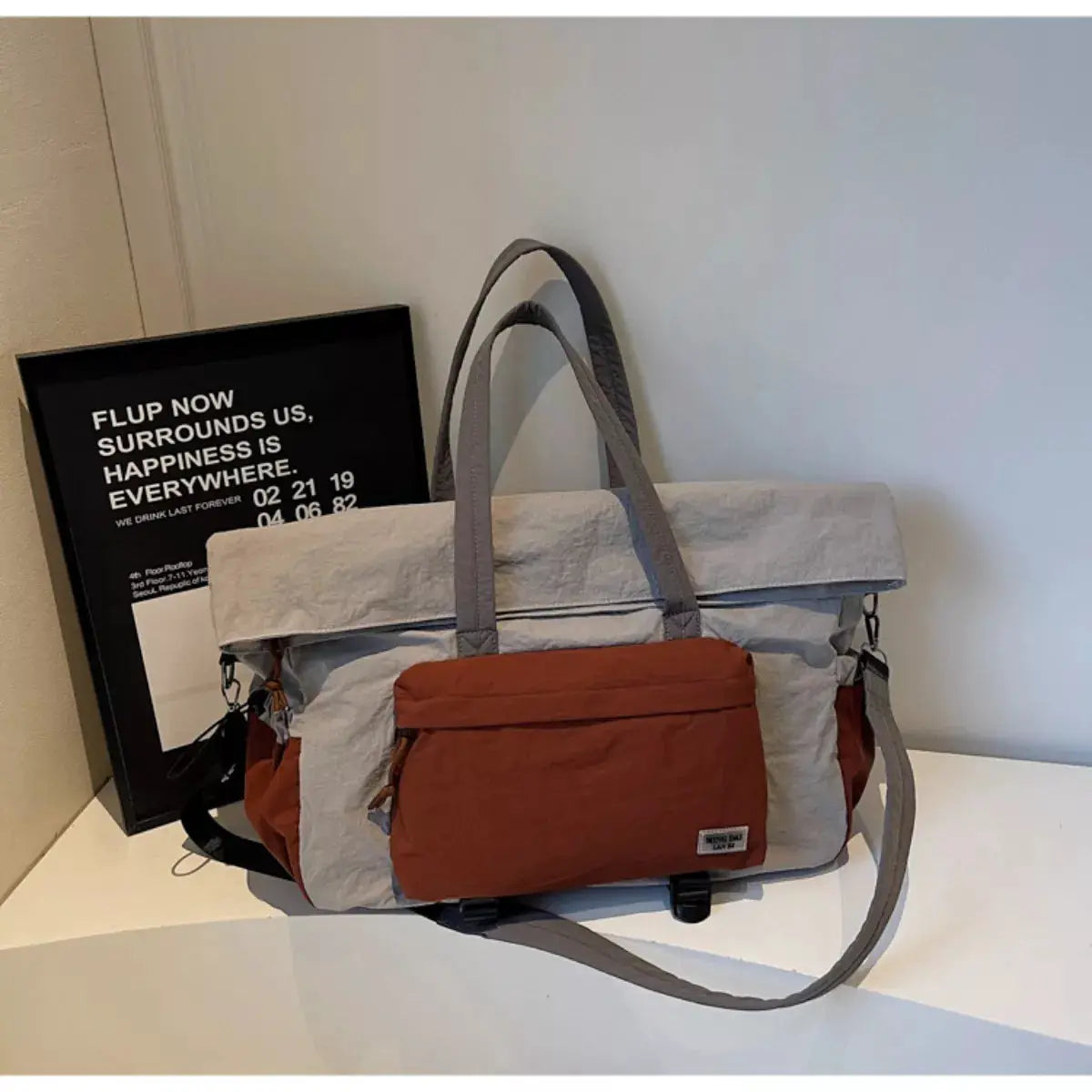 Color Block Travel Bga by Trendsi
