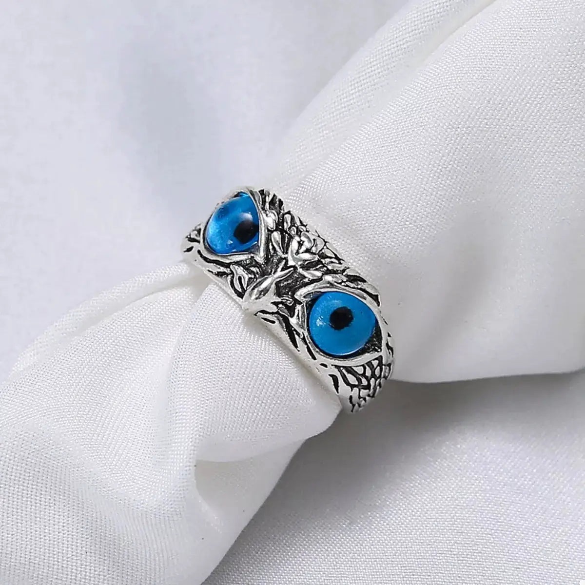 Alloy Owl Eyes Ring by Trendsi