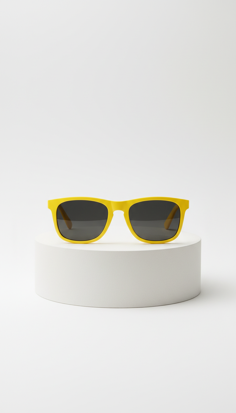 Flash Yellow Statement Sunglasses