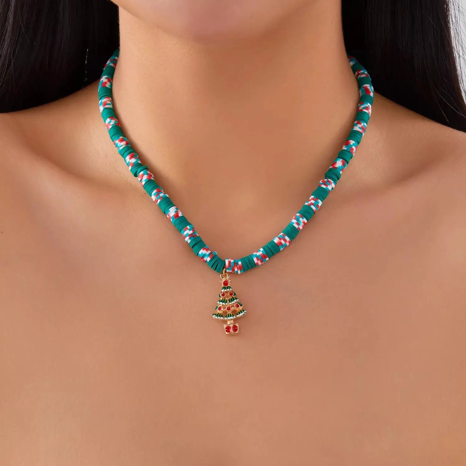 Christmas Pendant Necklace by Trendsi