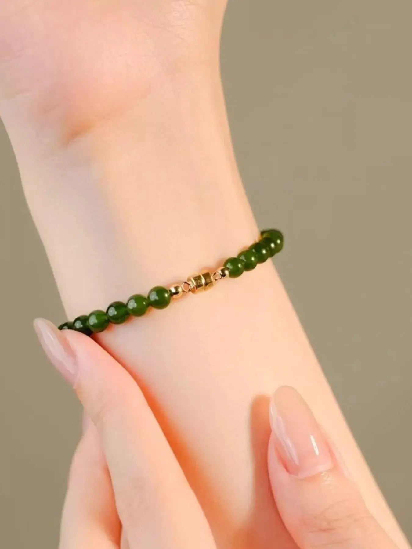 Agate Beaded Bracelet by Trendsi