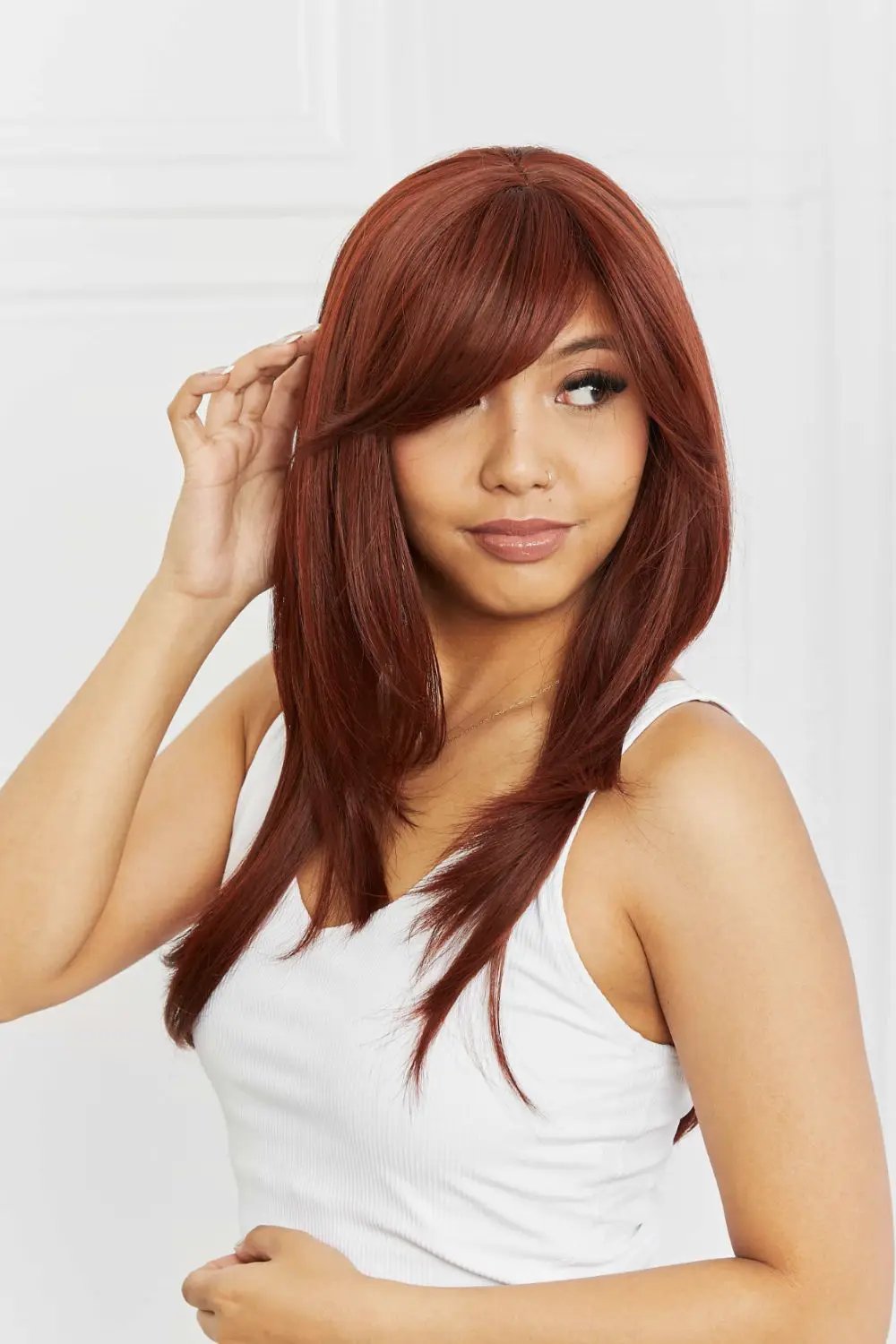 Mid-Length Wave Synthetic Wigs 20'' by Trendsi