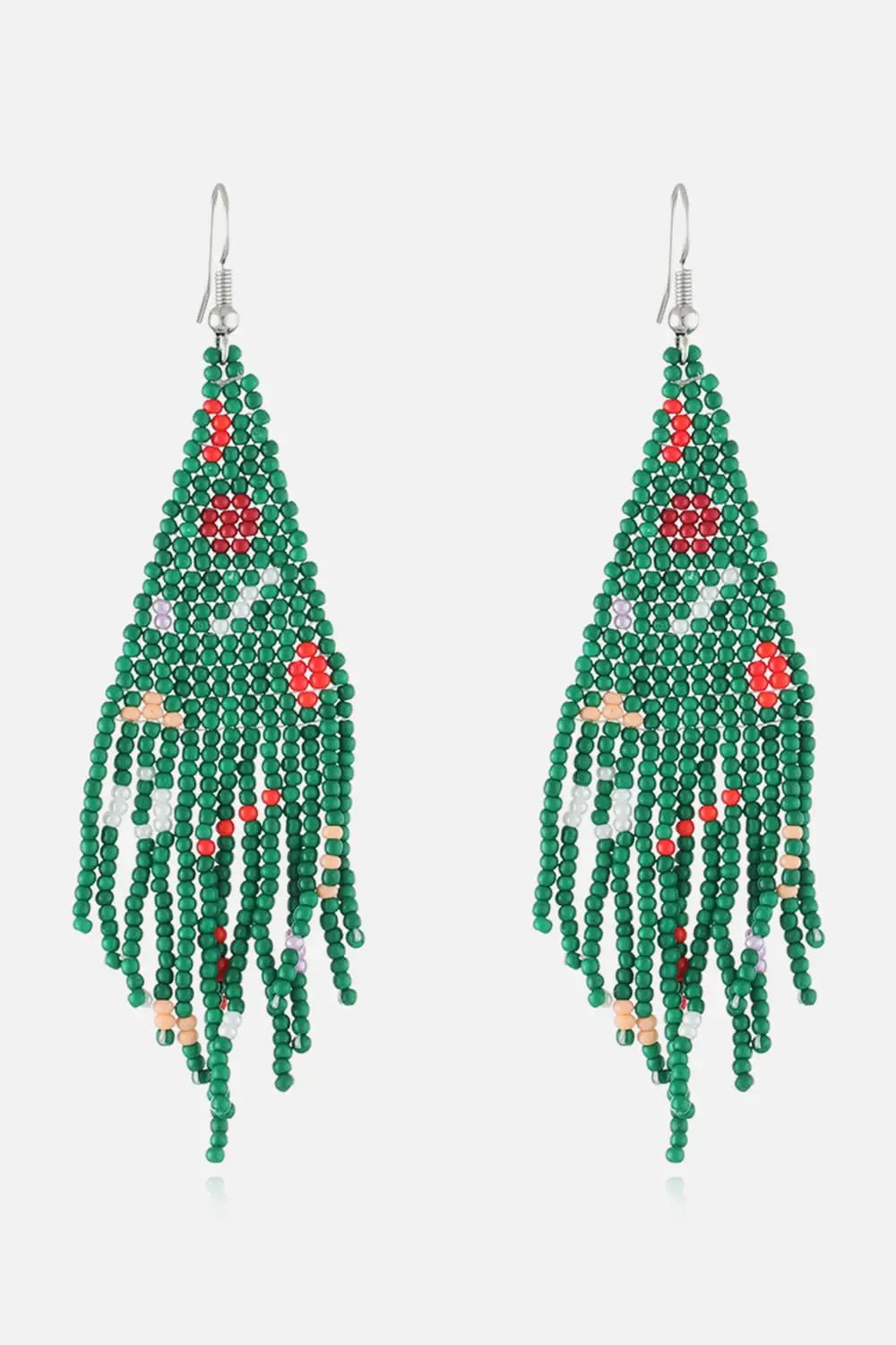 Christmas Beaded Earrings by Trendsi