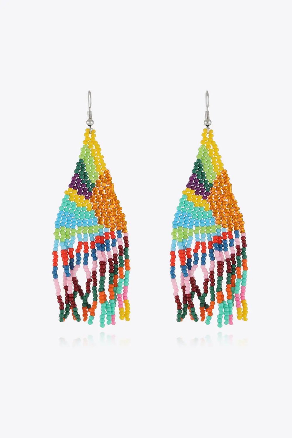 Beaded Dangle Earrings by Trendsi