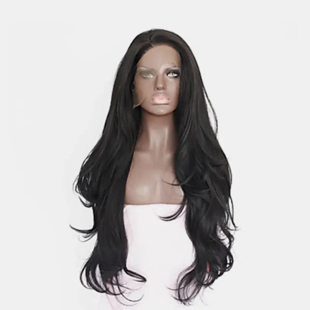 13*3" Lace Front Wigs Synthetic Long Wavy 24" 130% Density by Trendsi