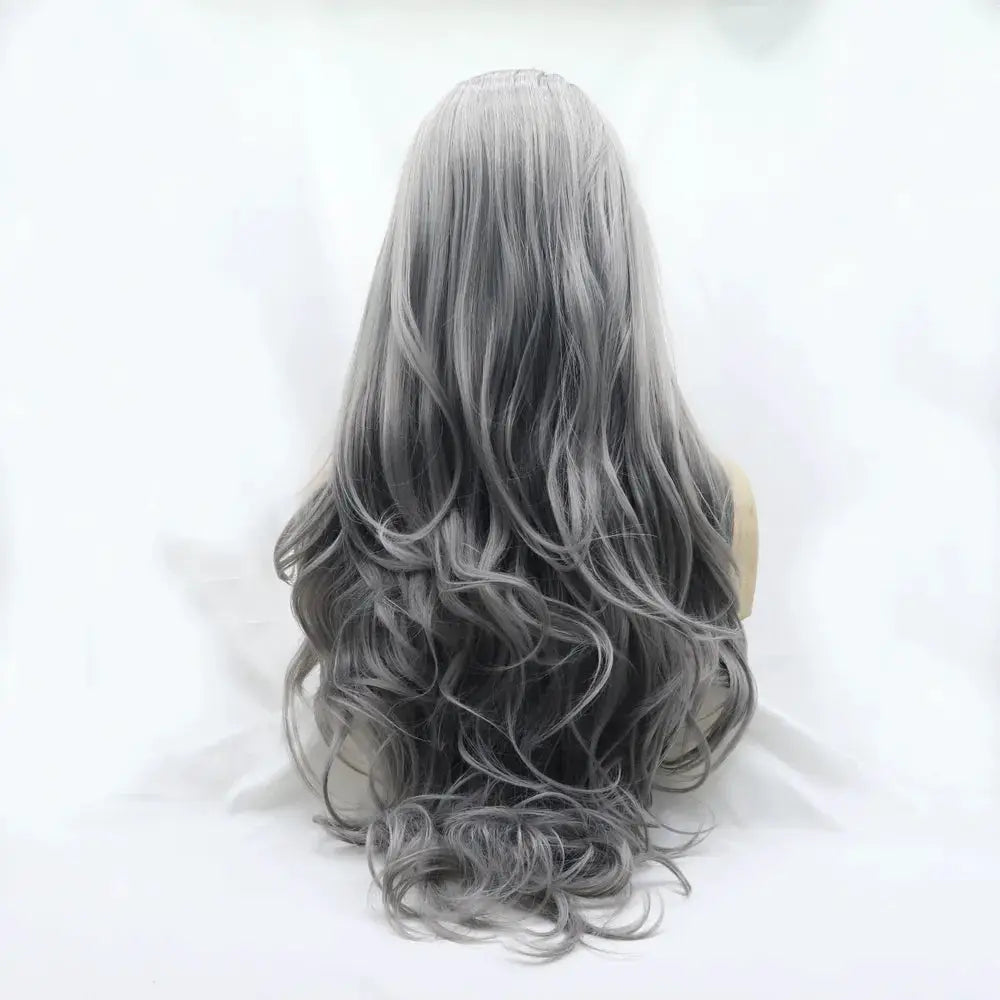 13*3" Lace Front Wigs Synthetic Long Wavy 24" 130% Density by Trendsi