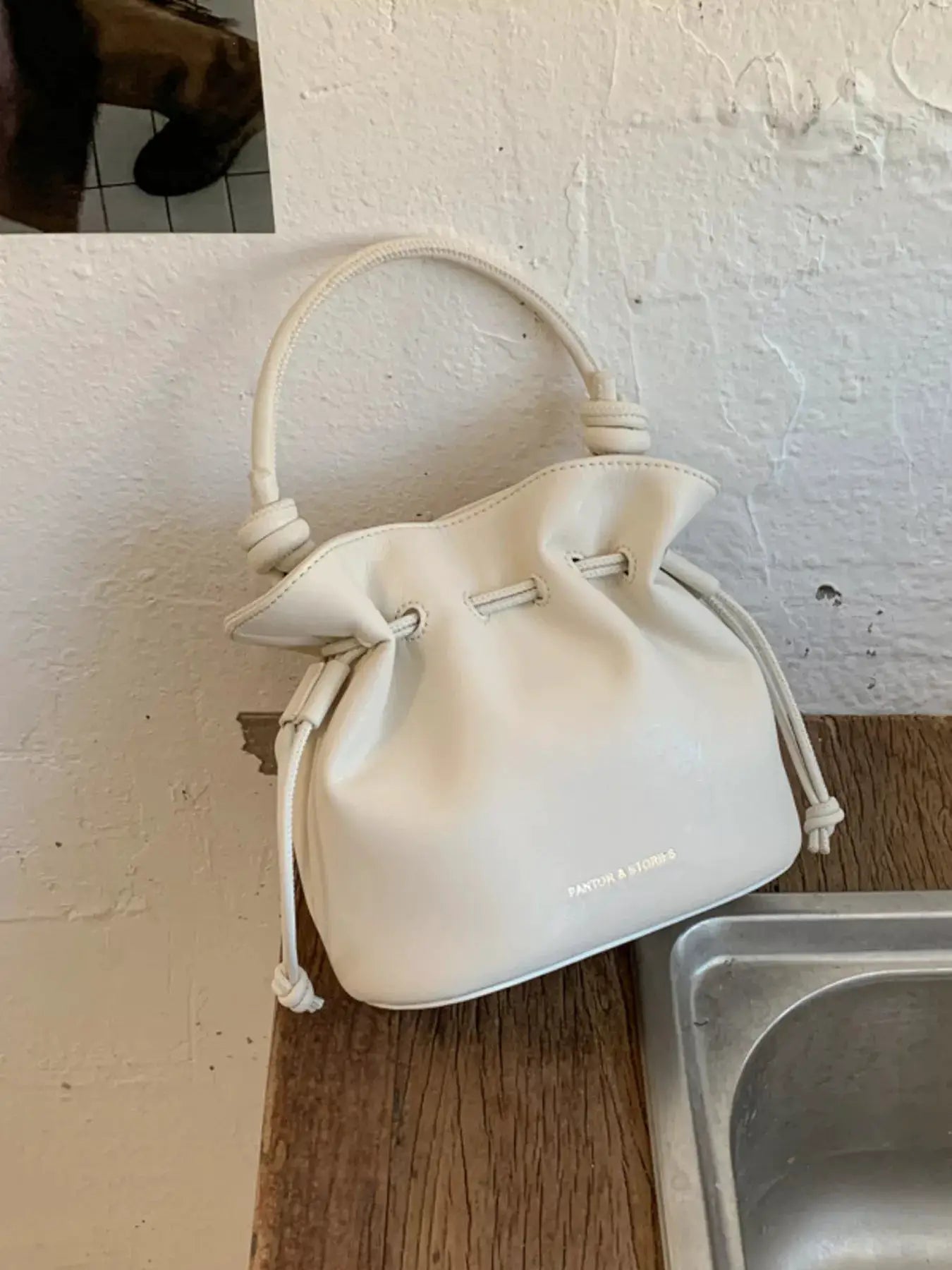 Drawstring Bucket Crossbody Bag by Trendsi