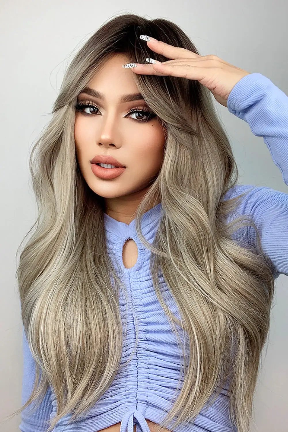 Full Machine Long Wave Wigs 26'' by Trendsi